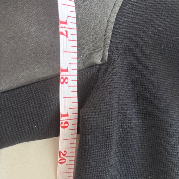 J.Crew leather front sweater XS - Picture 4 of 4